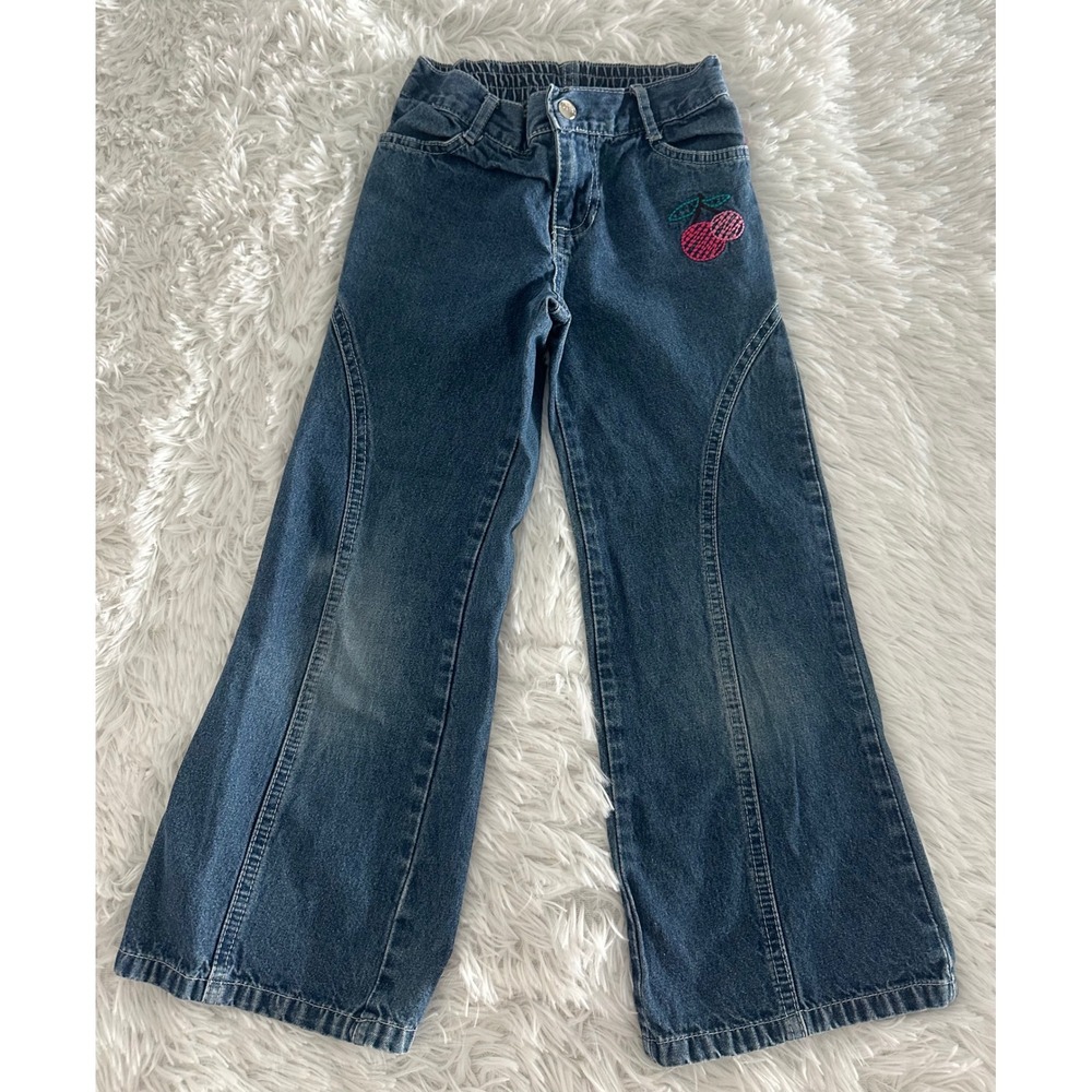 Lil Bratz denim flare vintage jeans sz 5‎